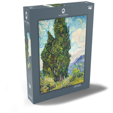 Cypresses (1889) by Vincent van Gogh 1000 Puzzle Schachtel Ansicht2