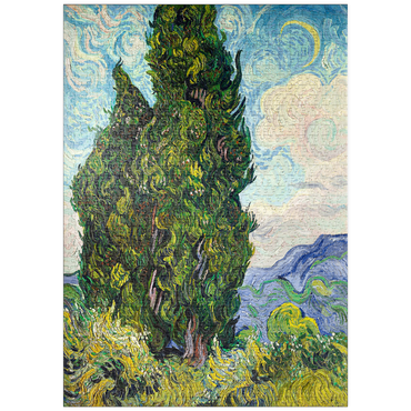 puzzleplate Cypresses (1889) by Vincent van Gogh 1000 Puzzle