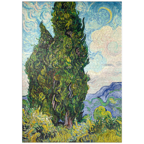 puzzleplate Cypresses (1889) by Vincent van Gogh 1000 Puzzle