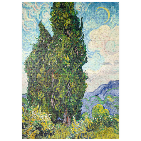 puzzleplate Cypresses (1889) by Vincent van Gogh 500 Puzzle