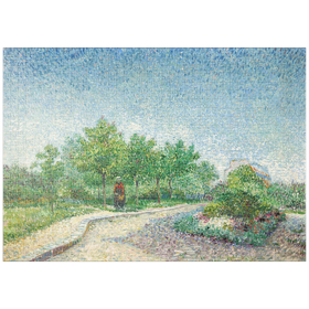 Darstellung des Puzzle-Motivs Square Saint-Pierre, Paris (1887) by Vincent van Gogh – Puzzleteile: 1000