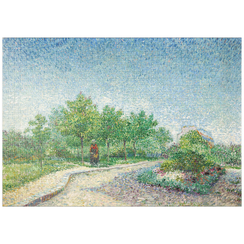 puzzleplate Square Saint-Pierre, Paris (1887) by Vincent van Gogh 1000 Puzzle