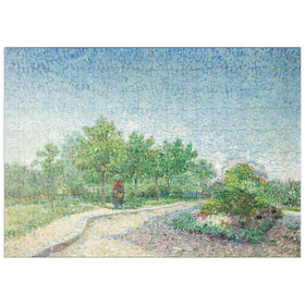 Darstellung des Puzzle-Motivs Square Saint-Pierre, Paris (1887) by Vincent van Gogh – Puzzleteile: 200