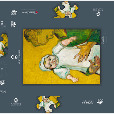Madame Roulin and Her Baby (1888) by Vincent van Gogh 200 Puzzle Schachtel 3D Modell