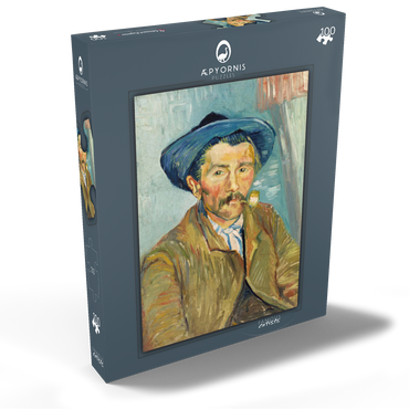 The Smoker (Le Fumeur) (1888) by Vincent van Gogh 100 Puzzle Schachtel Ansicht2