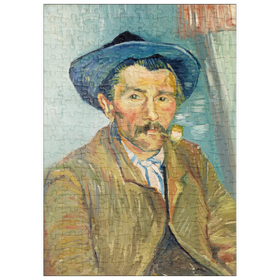 Darstellung des Puzzle-Motivs The Smoker (Le Fumeur) (1888) by Vincent van Gogh – Puzzleteile: 200