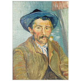 Darstellung des Puzzle-Motivs The Smoker (Le Fumeur) (1888) by Vincent van Gogh – Puzzleteile: 500
