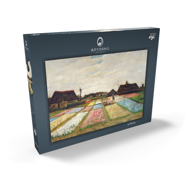 Flower Beds in Holland (1883) by Vincent van Gogh 100 Puzzle Schachtel Ansicht2