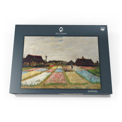 Flower Beds in Holland (1883) by Vincent van Gogh 500 Puzzle Schachtel Ansicht3