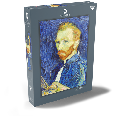 Self-Portrait (1889) by Vincent van Gogh 1000 Puzzle Schachtel Ansicht2