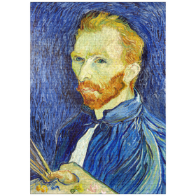 Darstellung des Puzzle-Motivs Self-Portrait (1889) by Vincent van Gogh – Puzzleteile: 1000