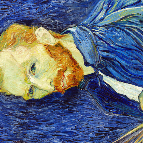 Self-Portrait (1889) by Vincent van Gogh 1000 Puzzle 3D Modell