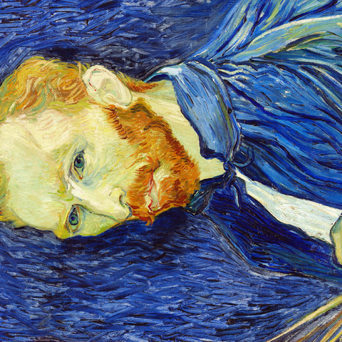Self-Portrait (1889) by Vincent van Gogh 100 Puzzle 3D Modell