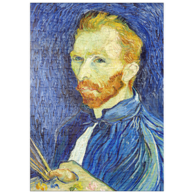 Darstellung des Puzzle-Motivs Self-Portrait (1889) by Vincent van Gogh – Puzzleteile: 200