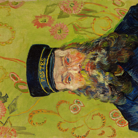 The Postman (Joseph Roulin) (1888) by Vincent van Gogh 500 Puzzle 3D Modell