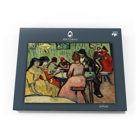 The Brothel (Le Lupanar) (1888) by Vincent van Gogh 100 Puzzle Schachtel Ansicht3
