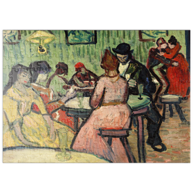 Darstellung des Puzzle-Motivs The Brothel (Le Lupanar) (1888) by Vincent van Gogh – Puzzleteile: 200