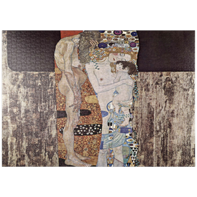 Darstellung des Puzzle-Motivs Gustav Klimt's The Three Ages of the Woman (1905) – Puzzleteile: 1000