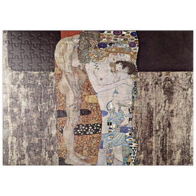 Darstellung des Puzzle Motivs Gustav Klimt's The Three Ages of the Woman (1905) - Puzzleteile: 200