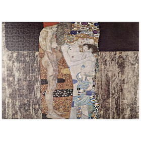 Darstellung des Puzzle Motivs Gustav Klimt's The Three Ages of the Woman (1905) - Puzzleteile: 500