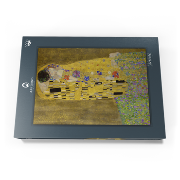 Gustav Klimt's The Kiss (1907–1908) 1000 Puzzle Schachtel Ansicht3