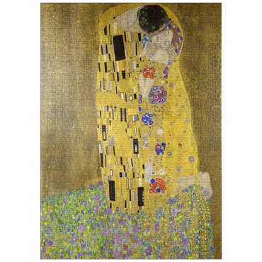 puzzleplate Gustav Klimt's The Kiss (1907–1908) 1000 Puzzle
