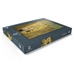 Darstellung des Puzzle Motivs Gustav Klimt's The Kiss (1907-1908) - Puzzleteile: 200