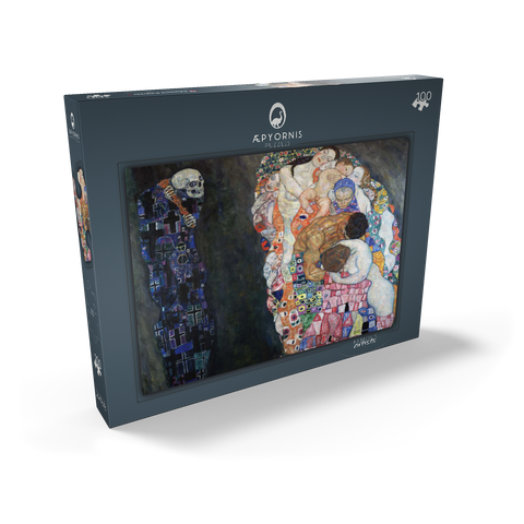 Gustav Klimt's Death and Life (1910-1915) 100 Puzzle Schachtel Ansicht2