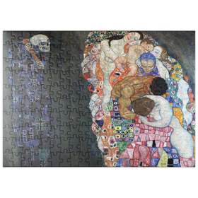 Darstellung des Puzzle Motivs Gustav Klimt's Death and Life (1910-1915) - Puzzleteile: 200