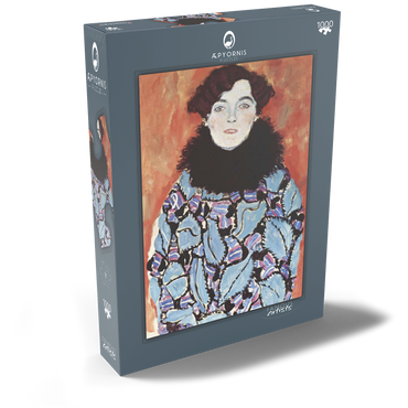 Gustav Klimt's Portrait of Johanna Staude (1917-1918) 1000 Puzzle Schachtel Ansicht2