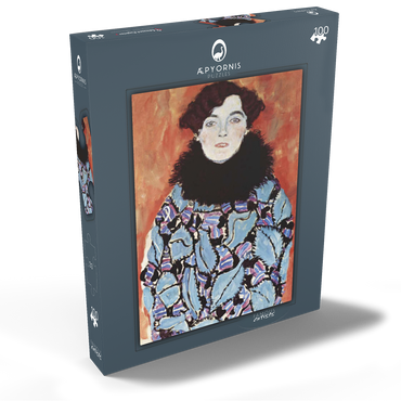 Gustav Klimt's Portrait of Johanna Staude (1917-1918) 100 Puzzle Schachtel Ansicht2