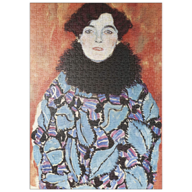 Darstellung des Puzzle Motivs Gustav Klimt's Portrait of Johanna Staude (1917-1918) - Puzzleteile: 500