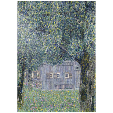 puzzleplate Gustav Klimt's Farmhouse in Upper Austria (1911-1912) 1000 Puzzle