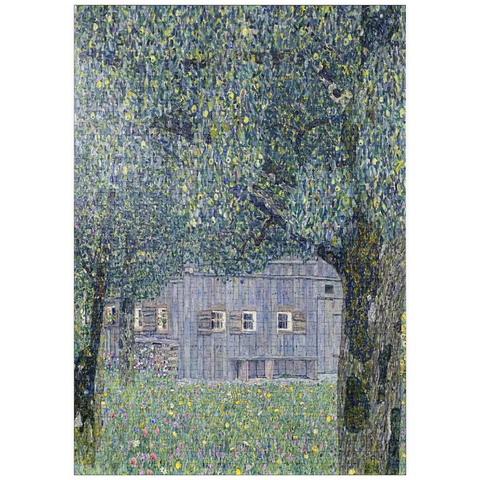 puzzleplate Gustav Klimt's Farmhouse in Upper Austria (1911-1912) 1000 Puzzle