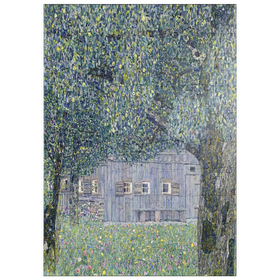 Darstellung des Puzzle Motivs Gustav Klimt's Farmhouse in Upper Austria (1911-1912) - Puzzleteile: 100