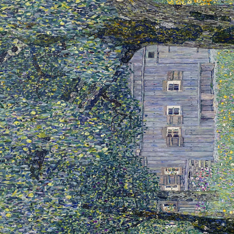 Gustav Klimt's Farmhouse in Upper Austria (1911-1912) 100 Puzzle 3D Modell