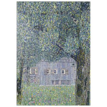 puzzleplate Gustav Klimt's Farmhouse in Upper Austria (1911-1912) 500 Puzzle