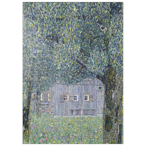 puzzleplate Gustav Klimt's Farmhouse in Upper Austria (1911-1912) 500 Puzzle