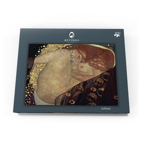 Gustav Klimt's Danae (1907-1908) 100 Puzzle Schachtel Ansicht3