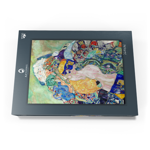 Baby (Cradle) (ca. 1917–1918) by Gustav Klimt 1000 Puzzle Schachtel Ansicht3