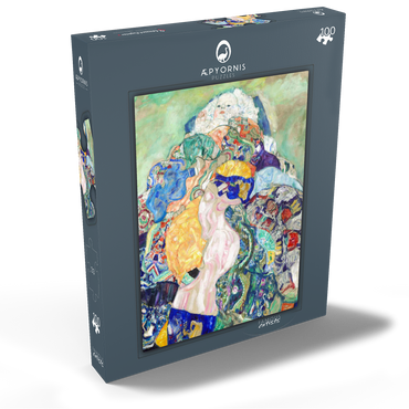 Baby (Cradle) (ca. 1917–1918) by Gustav Klimt 100 Puzzle Schachtel Ansicht2