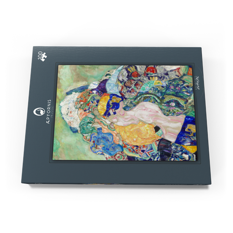 Baby (Cradle) (ca. 1917–1918) by Gustav Klimt 100 Puzzle Schachtel Ansicht3