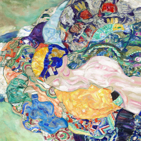 Baby (Cradle) (ca. 1917–1918) by Gustav Klimt 100 Puzzle 3D Modell