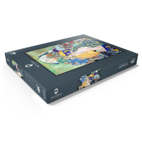 Darstellung des Puzzle Motivs Baby (Cradle) (ca. 1917-1918) by Gustav Klimt - Puzzleteile: 200