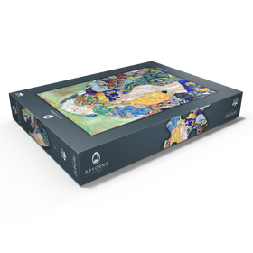 Darstellung des Puzzle Motivs Baby (Cradle) (ca. 1917-1918) by Gustav Klimt - Puzzleteile: 500