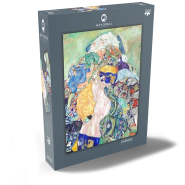 Baby (Cradle) (ca. 1917–1918) by Gustav Klimt 500 Puzzle Schachtel Ansicht2