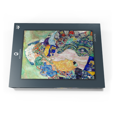 Baby (Cradle) (ca. 1917–1918) by Gustav Klimt 500 Puzzle Schachtel Ansicht3