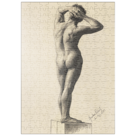 Darstellung des Puzzle Motivs Male Nude (1880) by Gustav Klimt - Puzzleteile: 200