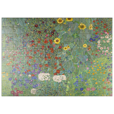 puzzleplate Gustav Klimt's Farm Garden with Sunflowers (1907) 100 Puzzle