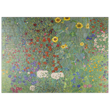 puzzleplate Gustav Klimt's Farm Garden with Sunflowers (1907) 500 Puzzle